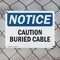 Signmission Caution Buried Cable OSHA Notice Sign, Plastic, 10in W x 7in L, 2PK OS-2PACK-NS-P-710-L-10462 - alternate 7
